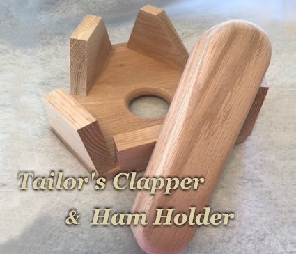 Tailor's Clapper and Ham Holder
